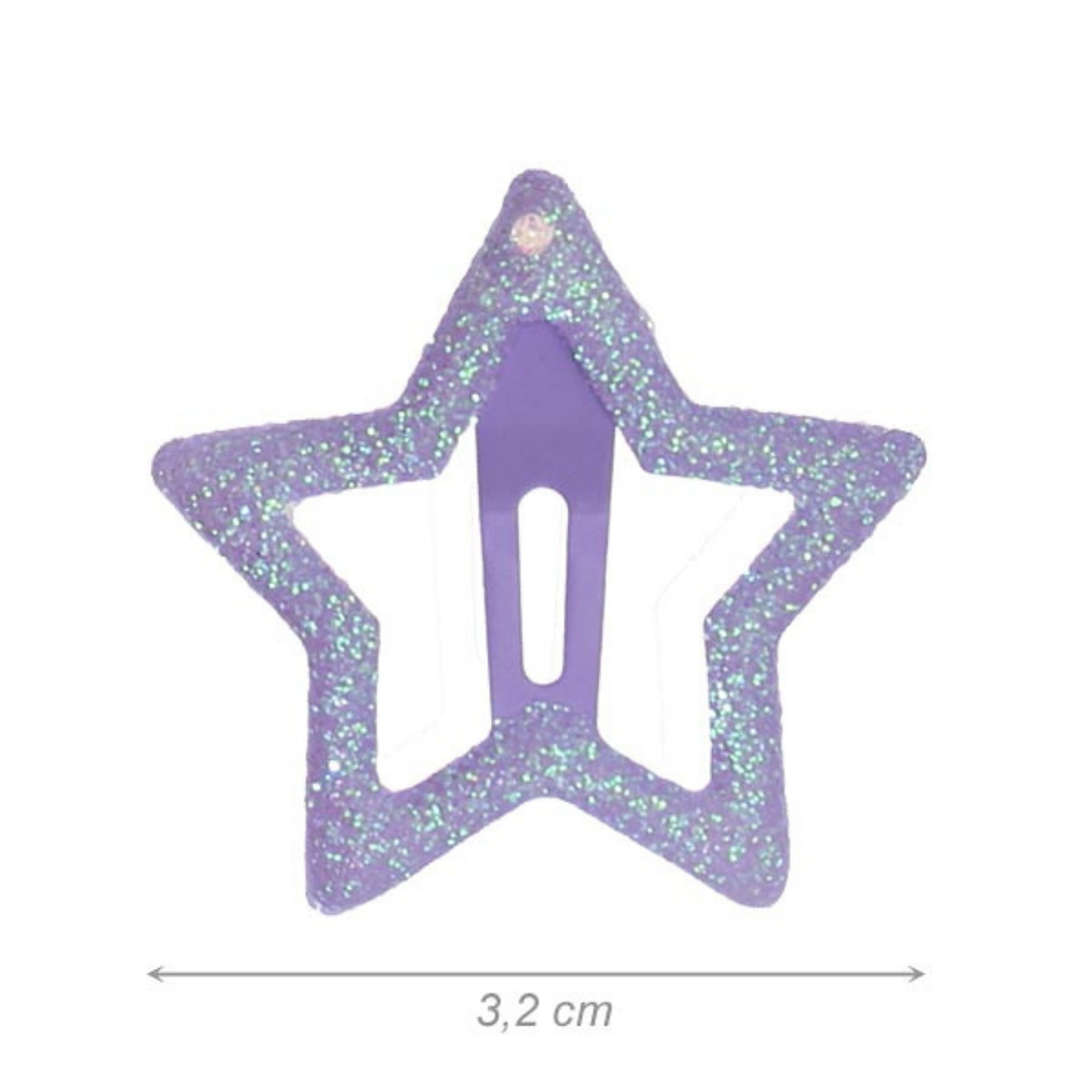 Clic Clac Stella Glitter 3,2 Cm