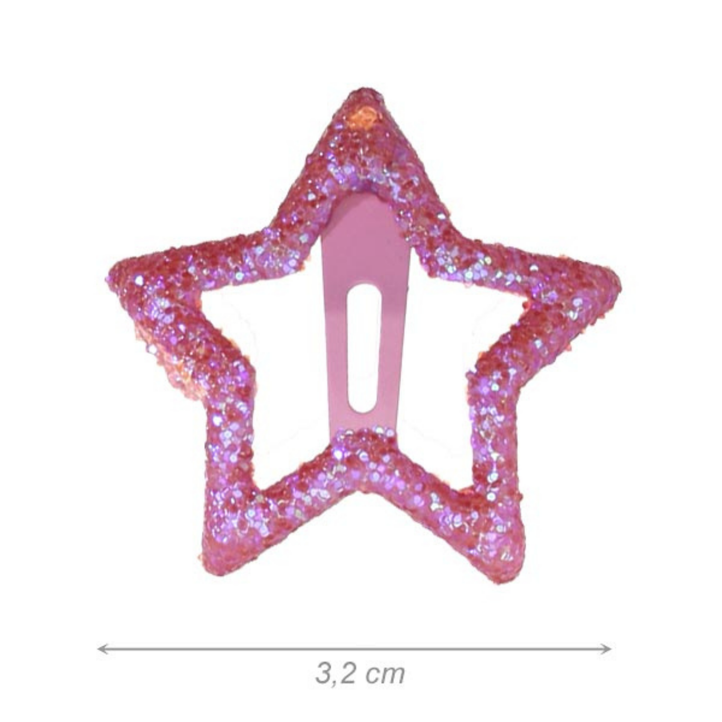 Clic Clac Stella Glitter 3,2 Cm