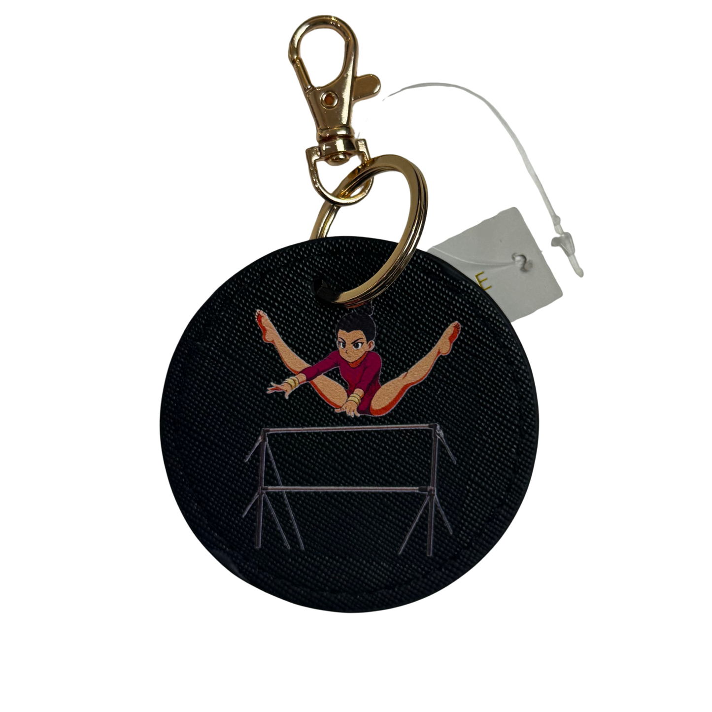 Portachiavi con Stampa Ginnasta alle Parallele