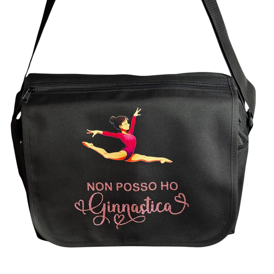 Borsa “Non posso, ho ginnastica” – Salto rosa