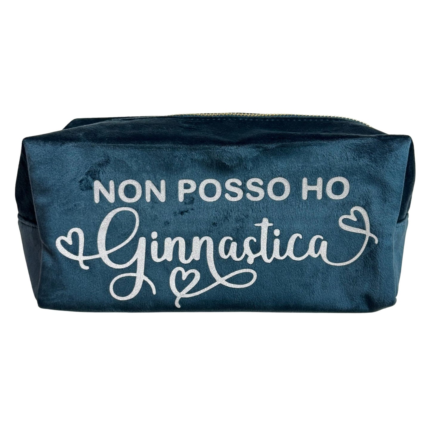 Beauty “Non posso ho ginnastica” in velluto