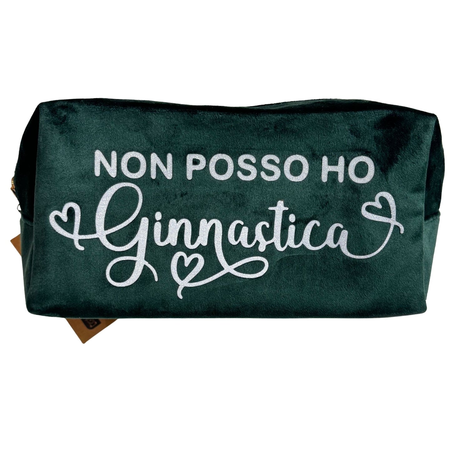 Beauty “Non posso ho ginnastica” in velluto