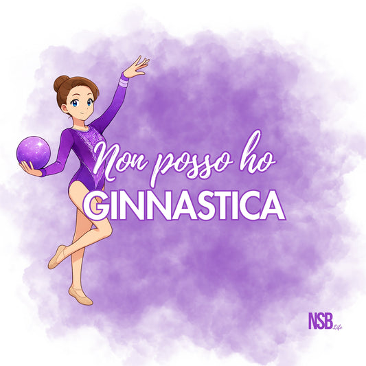 Panno Pulisci Palla Ginnastica Ritmica in Microfibra - Collezione "Non Posso, Ho Ginnastica"