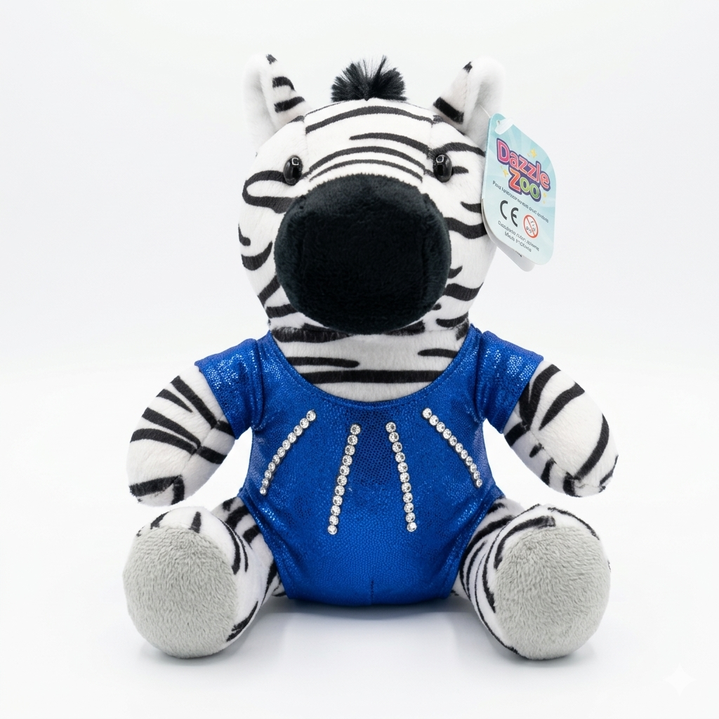Peluche Ginnasta con Body Brillantini Portafortuna - Rori