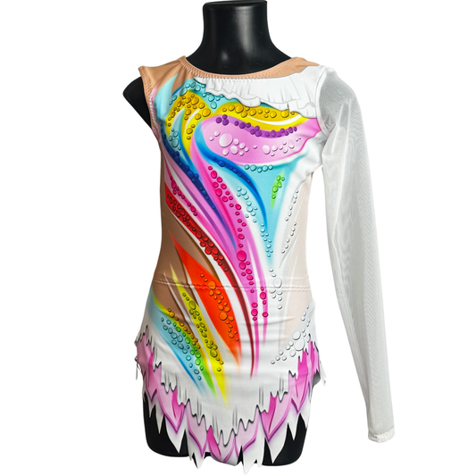 🩱 Body da Ginnastica Ritmica Arcobaleno