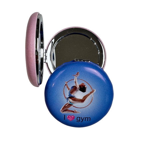 Specchietto da borsa Ginnastica con cerchio – Compatto e pratico