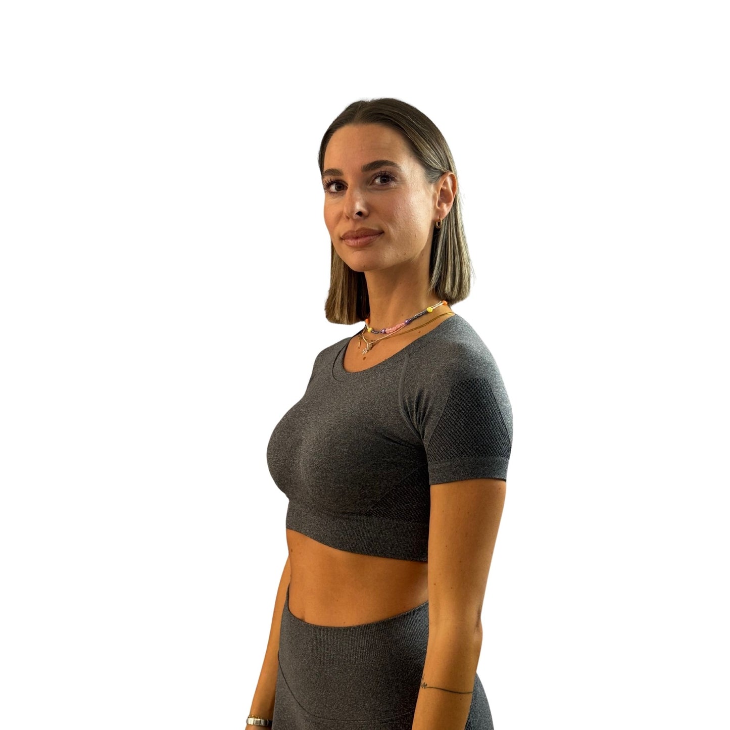 CROP TOP TONIC GRIGIO