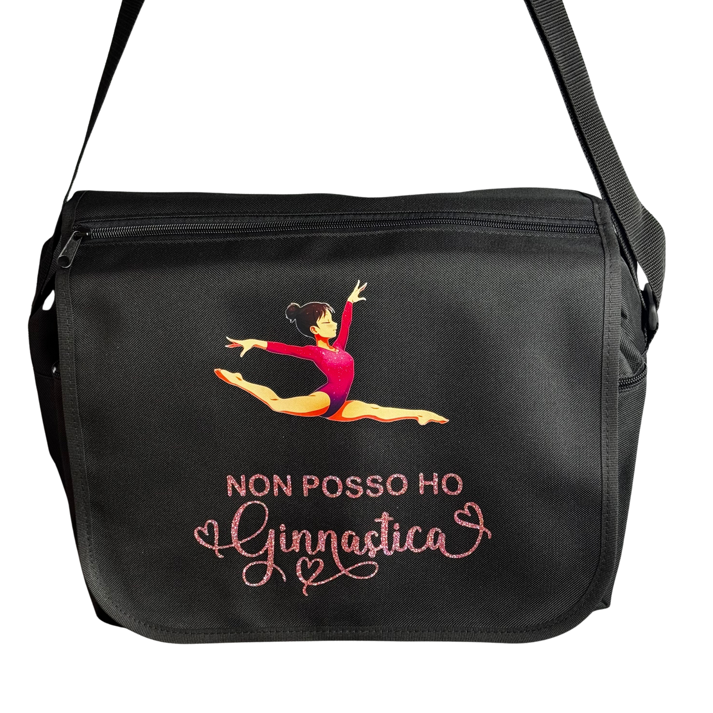 Borsa “Non posso, ho ginnastica” – Salto rosa