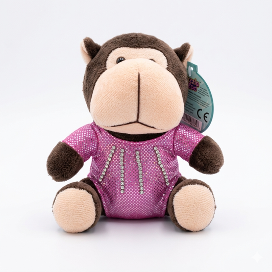 Peluche Ginnasta con Body Brillantini Portafortuna - Step