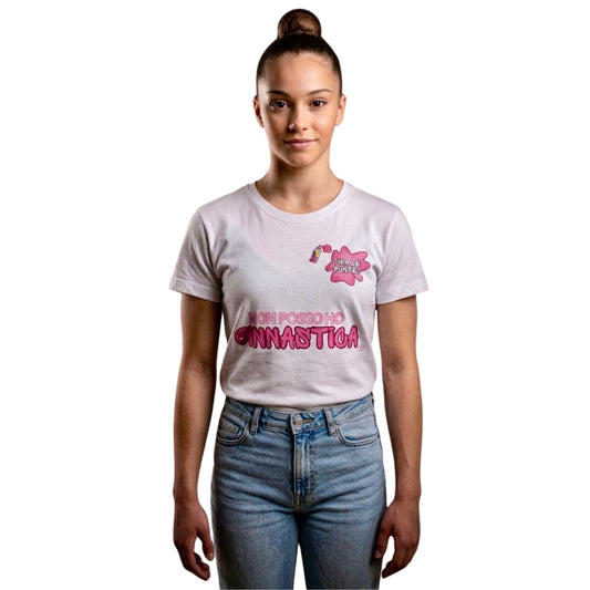 T-shirt  "Non Posso Ho Ginnastica - Tira le Punte!"