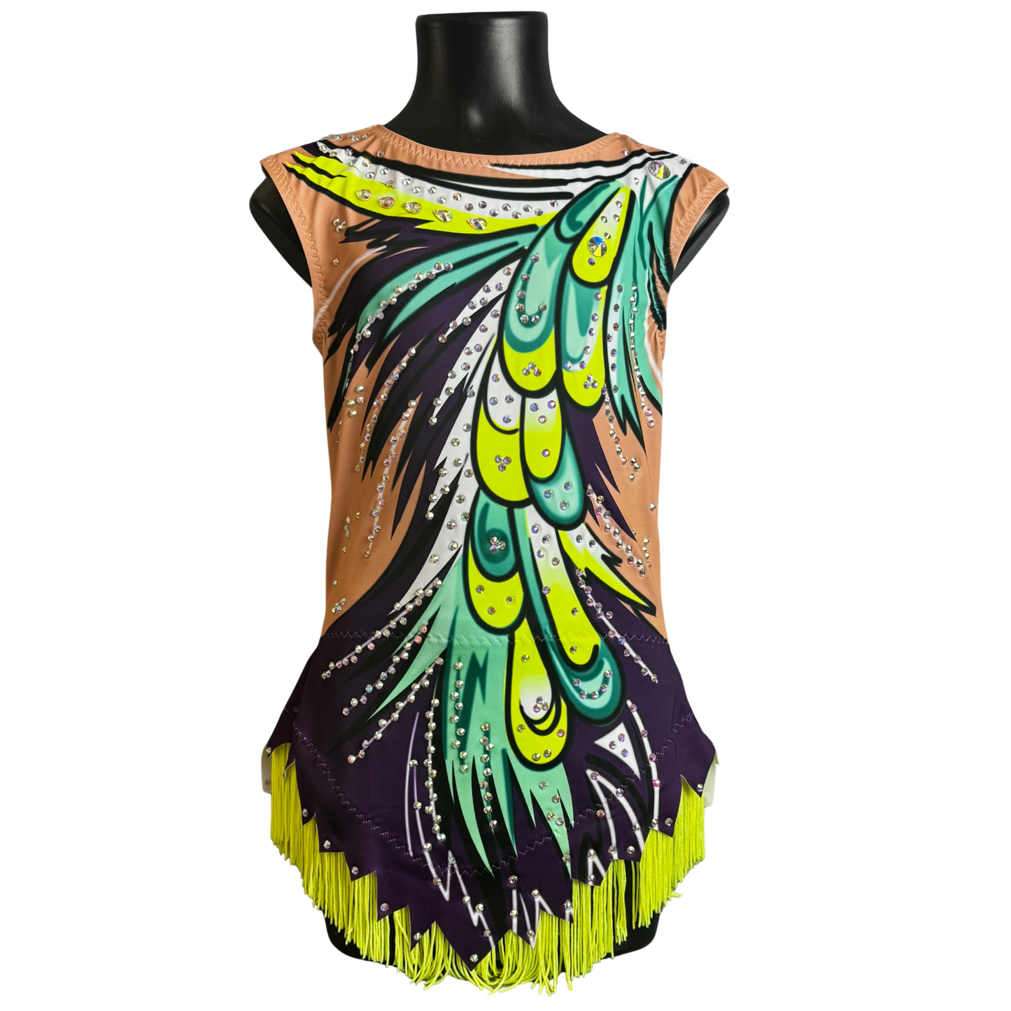 Body da Ginnastica Ritmica – Giallo e Viola