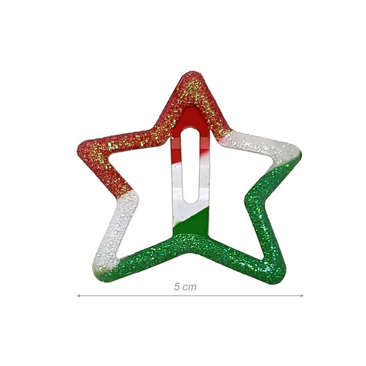 Clic Clac Stella Glitter bandiera italiana